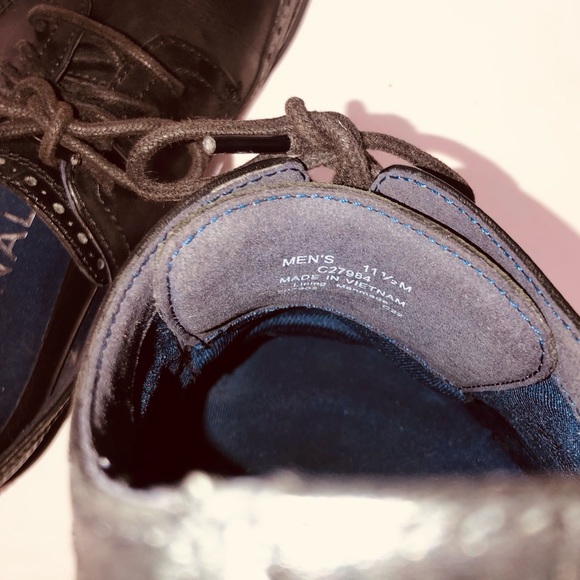 - Men's Cole Haan Original Grand
Shortwing‎ Wing Tip Derby Shoe Black 11.5 M - Picture 15 of 15